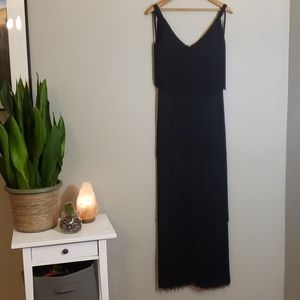Lilli Diamond Vintage Black Tassle Dress